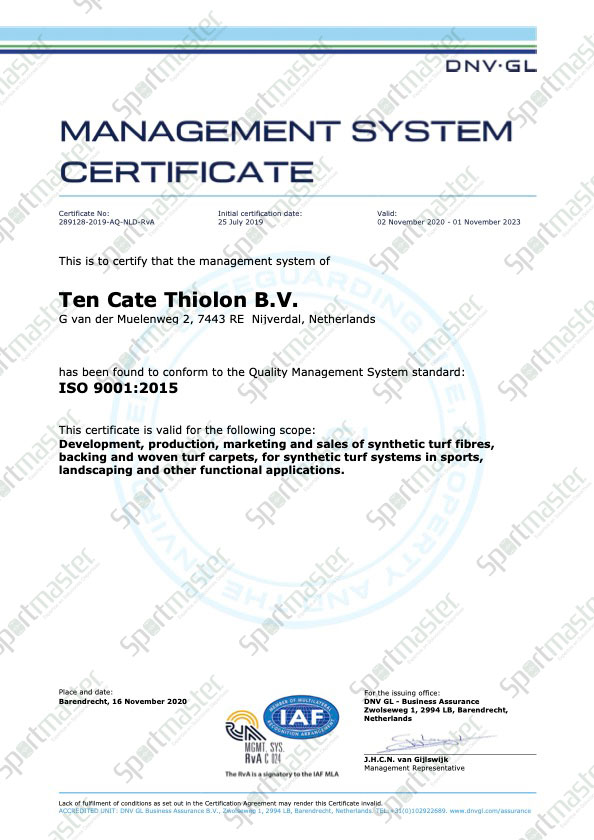 Certificate-ISO-9001-TenCate-2023
